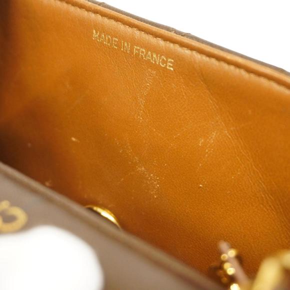 Chanel Shoulder Bag Matelasse Chain Lambskin Brown Women's - Picture 12 of 15